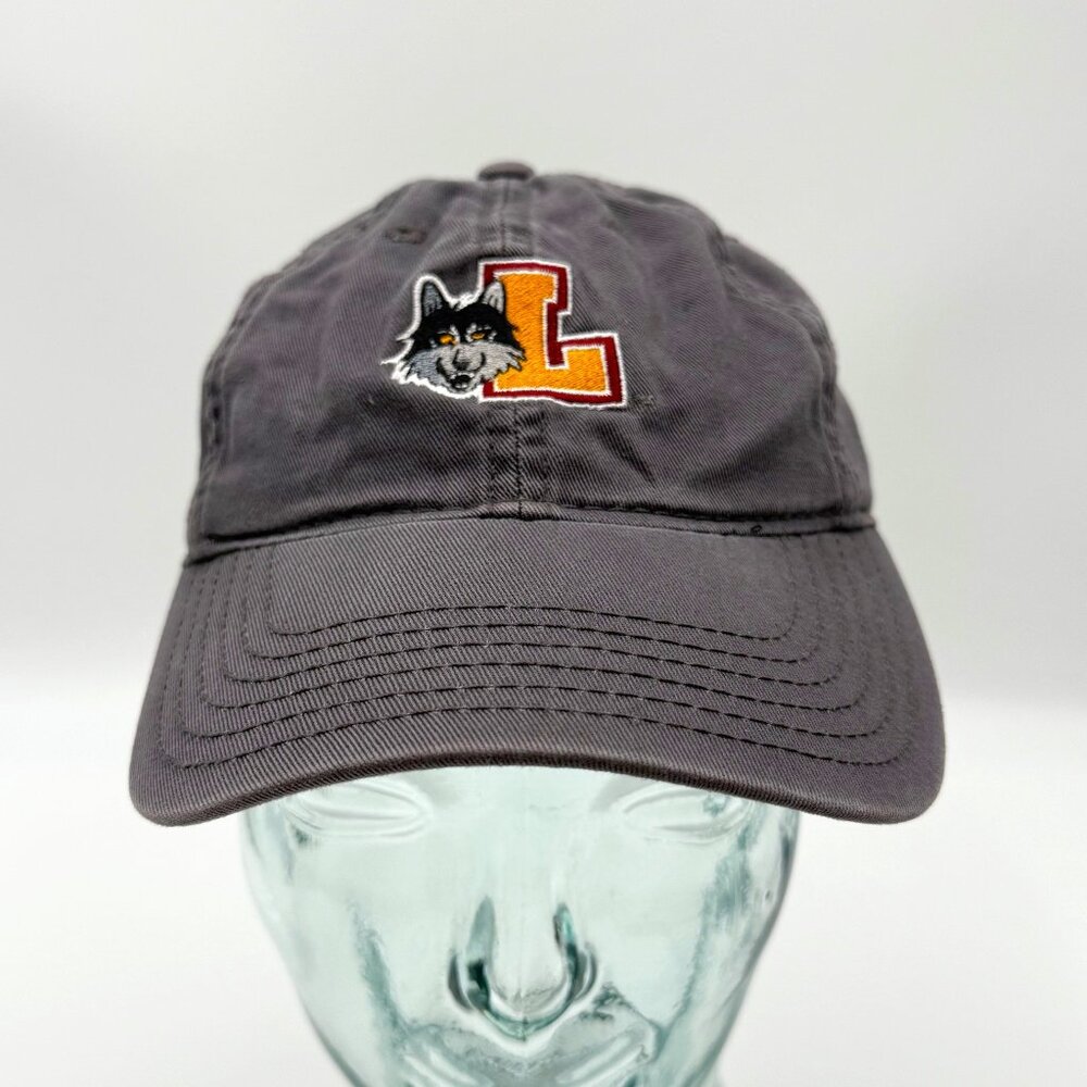 Loyola Chicago Ramblers Gray Hat Youth One Size Adjustable Strapback Legacy 92